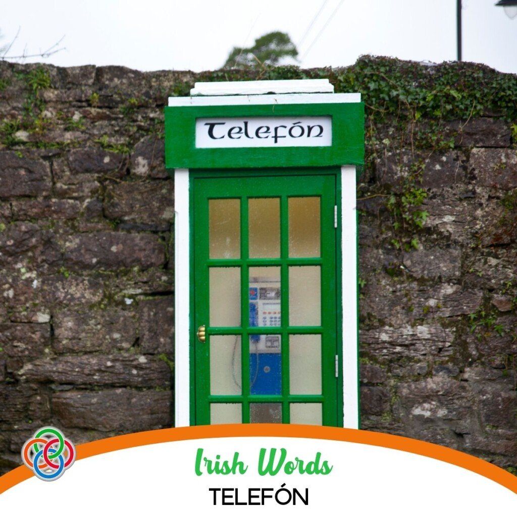 Irish Telephone booth | Irish American Mom Telephone booth with text banner