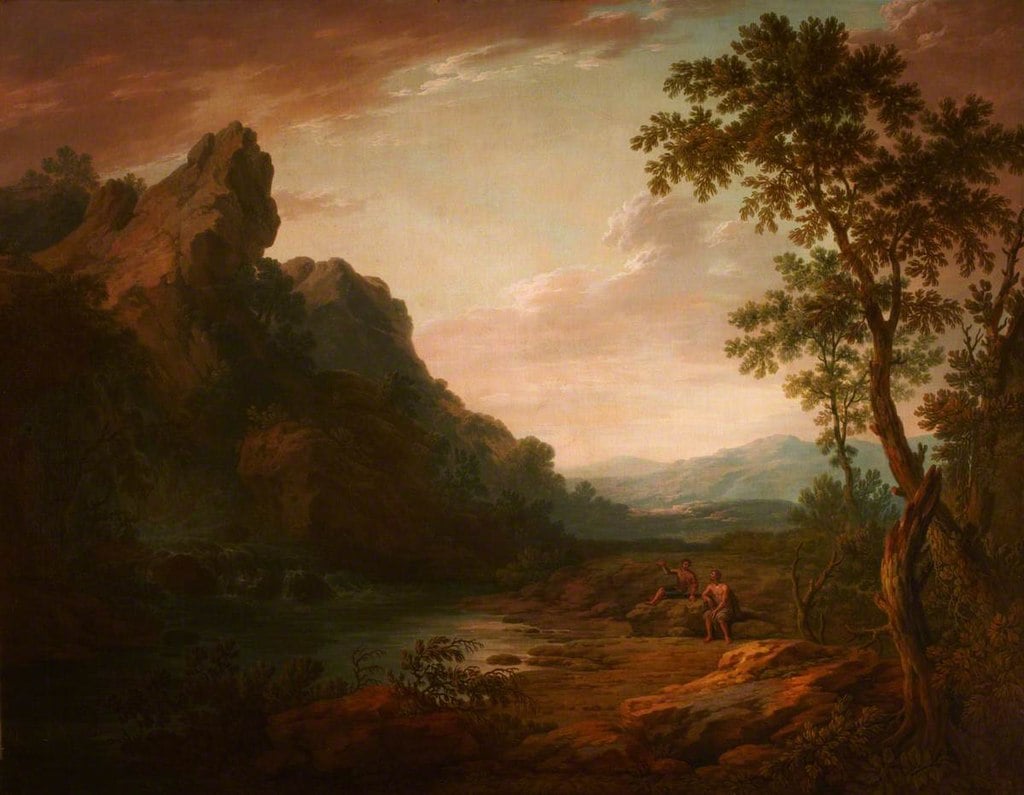 Robert Carver Mountainous Landscape Painting | Irish American Mom Landscape painting
