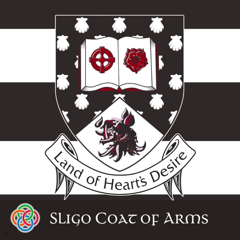 Sligo Coat of Arms | Irish American Mom Coat of arms with text