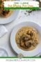 Pinterest graphic titled “Irish Cuisine – Irish Whiskey Pork Chops” featuring pork chops topped with mushrooms in a creamy whiskey sauce on white plates, with irishamericanmom.com displayed at the bottom.