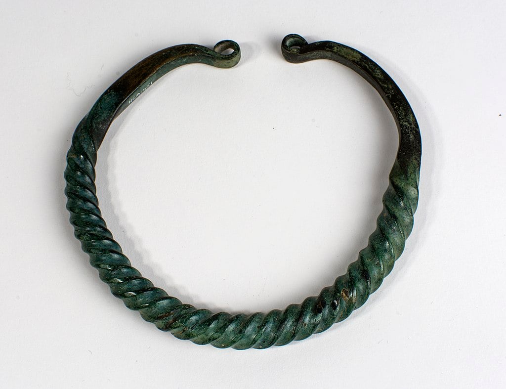 Bar twisted torc from the Hunt Museum in Limerick | Irish American Mom Metal torc