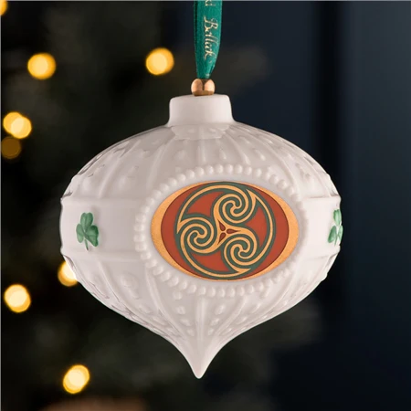 Celtic knot Christmas bauble