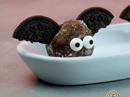 Easy Bat Donut Holes Recipe For Kids | Irish American Mom