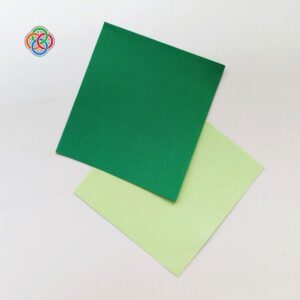 Sheets of green paper