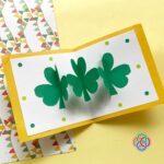 Pop up shamrock card