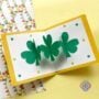 Pop up shamrock card