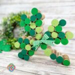 Wine cork shamrock