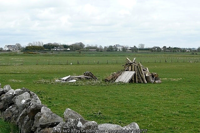 Getting ready for a bonfire | Irish American Mom