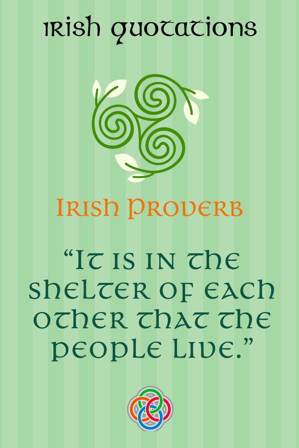Text banner with Celtic design