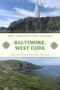 Stone pillar on cliffs plus an image of coastal cliffs seaparated by a text banner