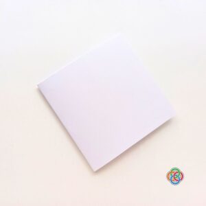 Folding inside card piece for Pop Up Rainbow Card Craft | Irish American Mom