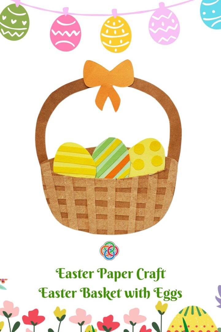 Paper Easter Basket Craft With Free Template